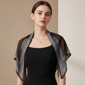 Elegant Lightweight Silk Shawl Scarf