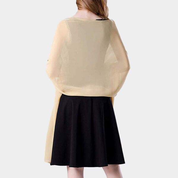 Chiffon Shawl Scarf Wrap (Camel)