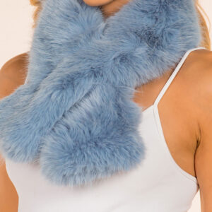 Faux Fur Plush Scarf