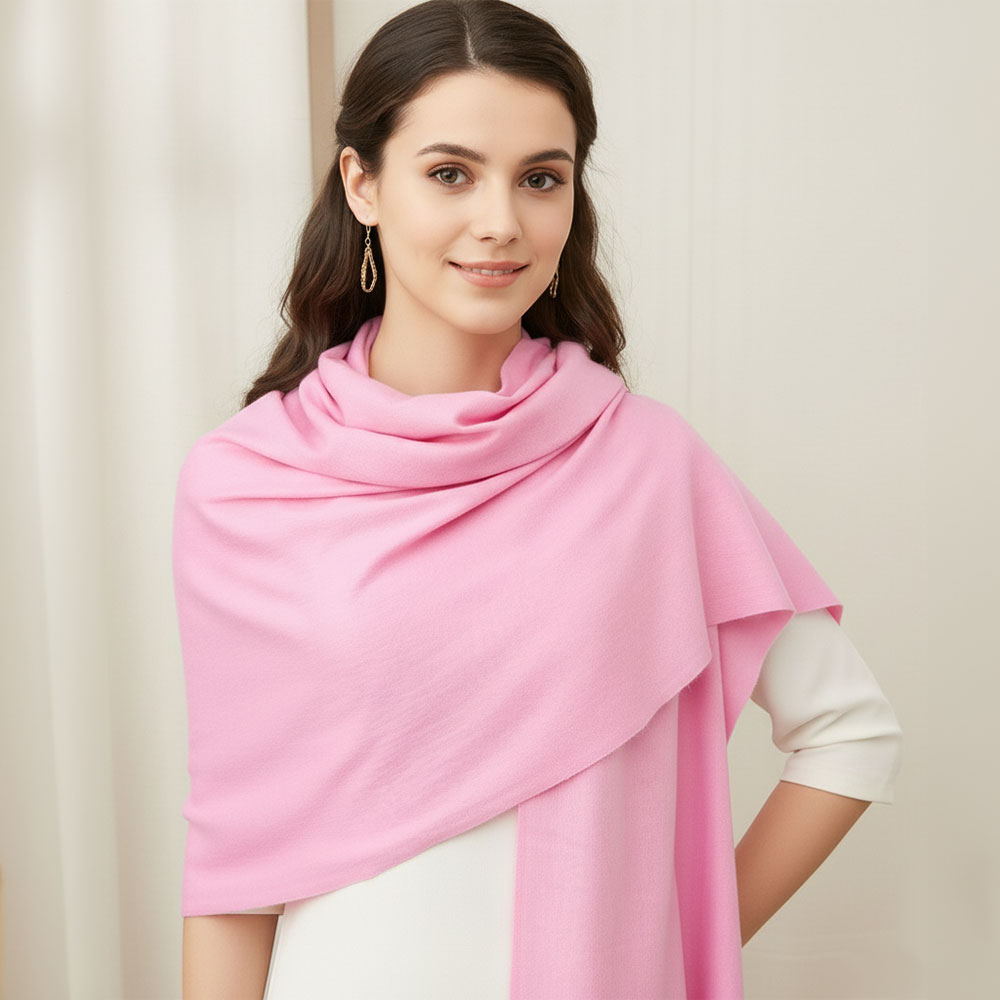 Cashmere Blend Wrap Scarf - Image 5