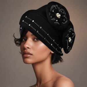 Pearl Turban Hair Wrap